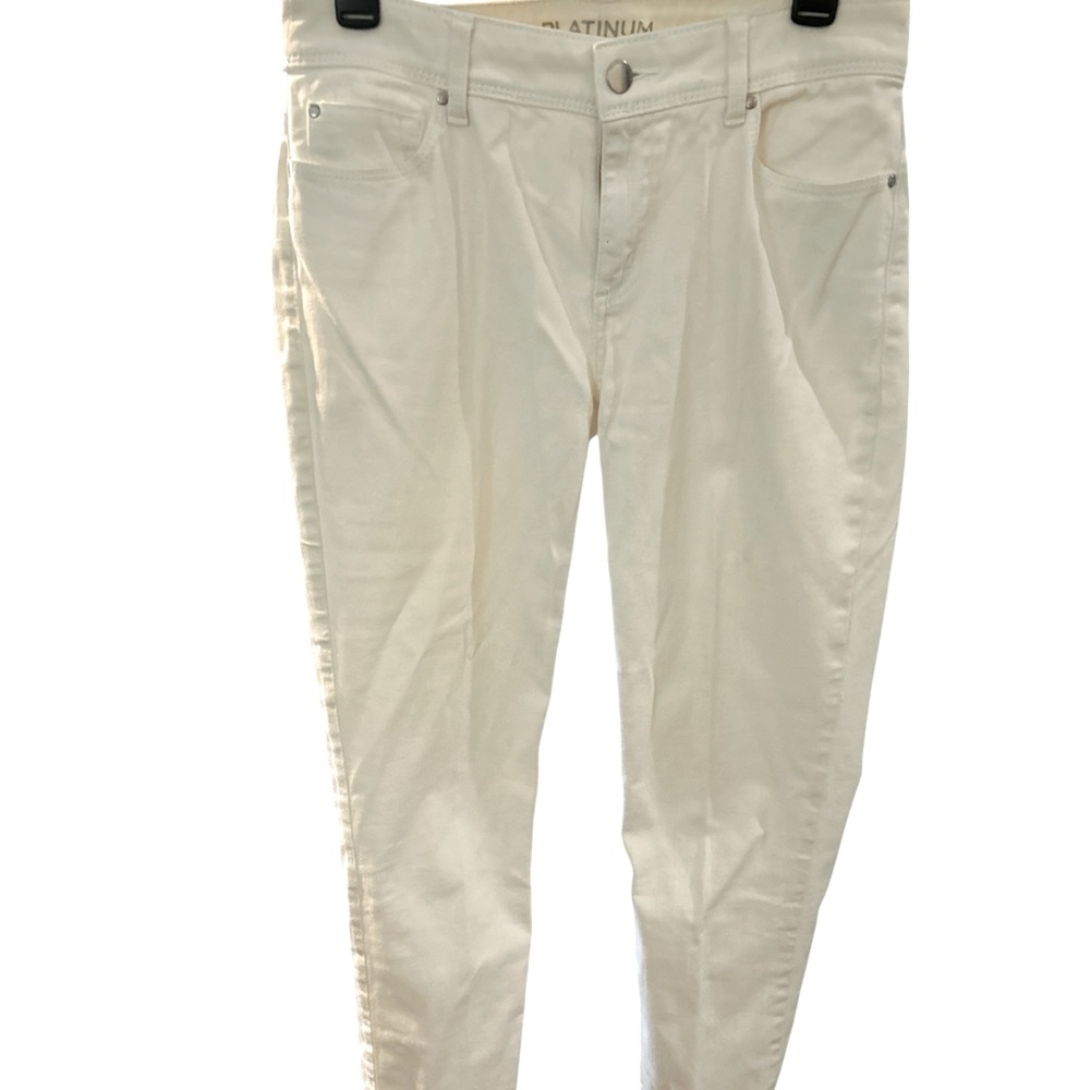 Chico Platinum Women's White Jeans L 34.5
W 15 I 25